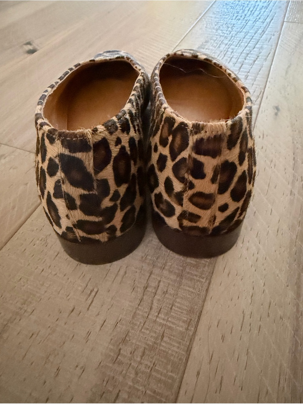 SÉZANE MATILDA LOW BALLET FLATS Leopard Print Brown/Black - Picture 12 of 14